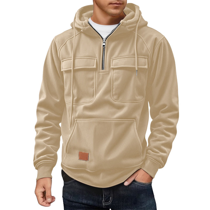 Herren Fleece-Hoodie mit praktischen Taschen Echoarchiv
