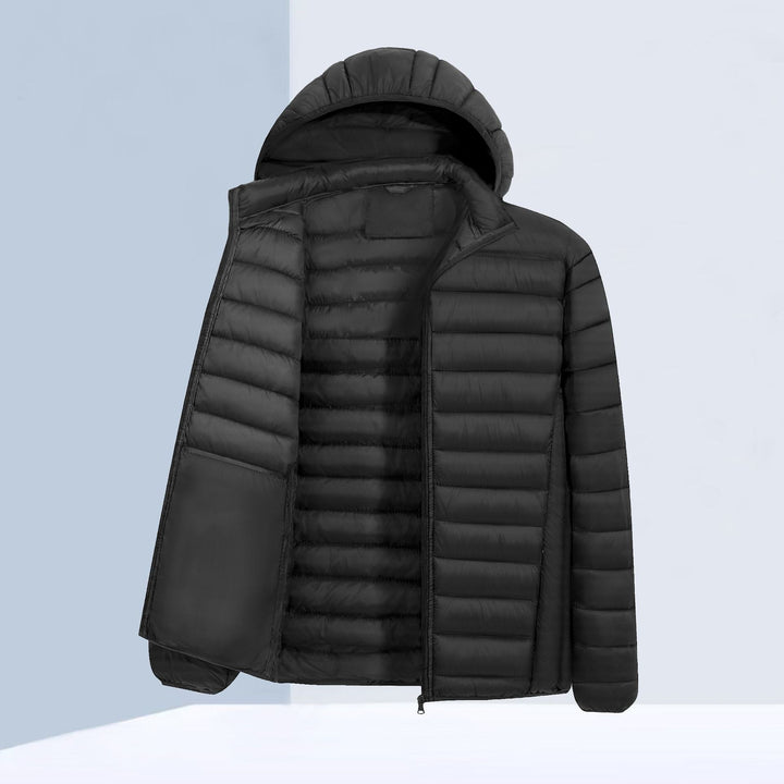 Herren Leichte Steppjacke mit Kapuze Echoarchiv