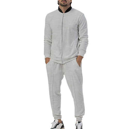 Herren Sportliches Freizeit-Set mit Reißverschluss und Taschen Echoarchiv