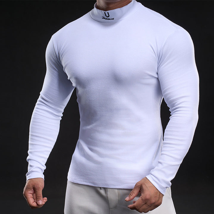 Herren Hochwertiges Funktionsshirt mit Stehkragen Echoarchiv