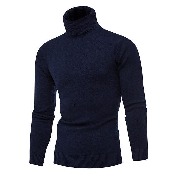 Herren Strickpullover mit hohem Kragen Echoarchiv