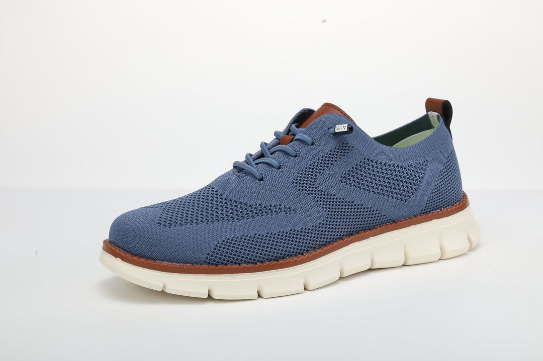 Damen nan gestrickter Derby-Sneaker mit flexibler Rillenlaufsohle und gepolstertem Komfortfußbett Echo Archiv