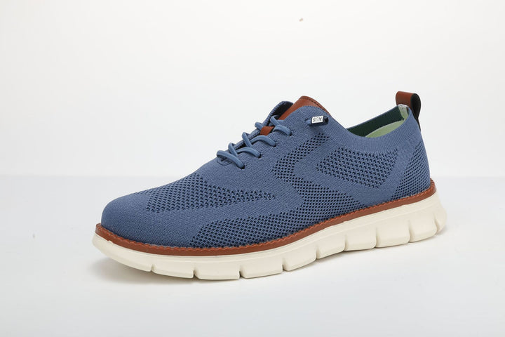 Damen nan gestrickter Derby-Sneaker mit flexibler Rillenlaufsohle und gepolstertem Komfortfußbett Echo Archiv