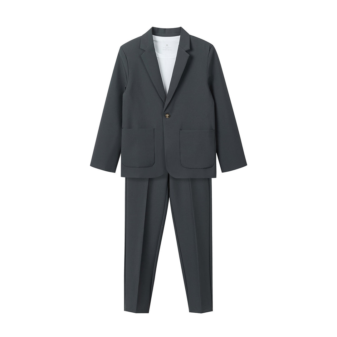 Damen Zweiteiliges Oversize-Blazer- und konisch geschnittene Anzughose-Set Echoarchiv