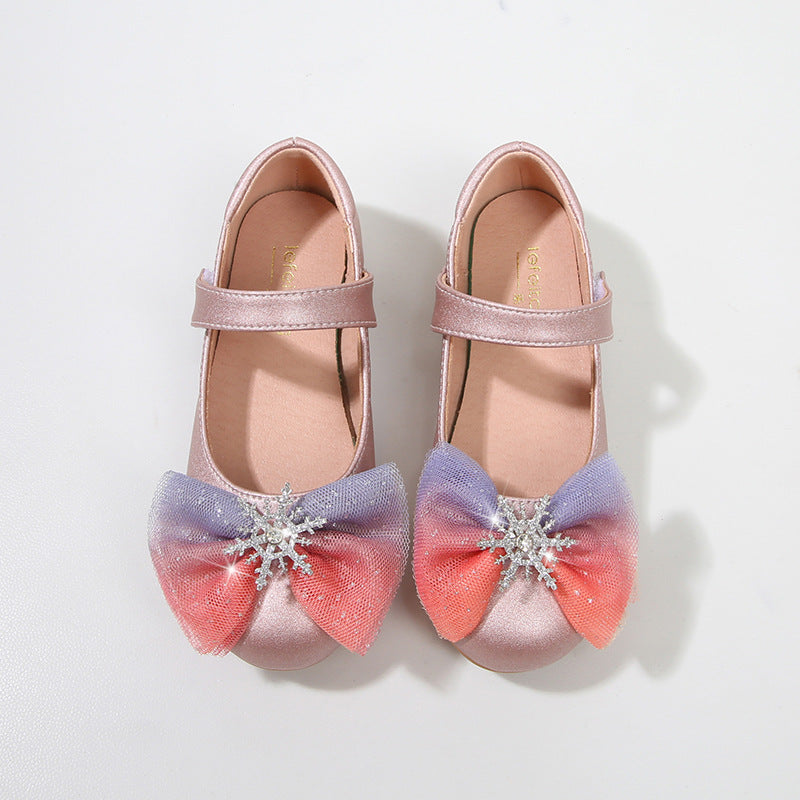 Mädchen Ballerinas mit glitzerndem Schleifen-Design Echo Archiv