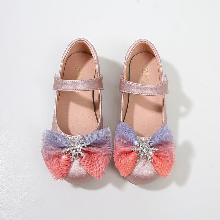 Mädchen Ballerinas mit glitzerndem Schleifen-Design Echo Archiv