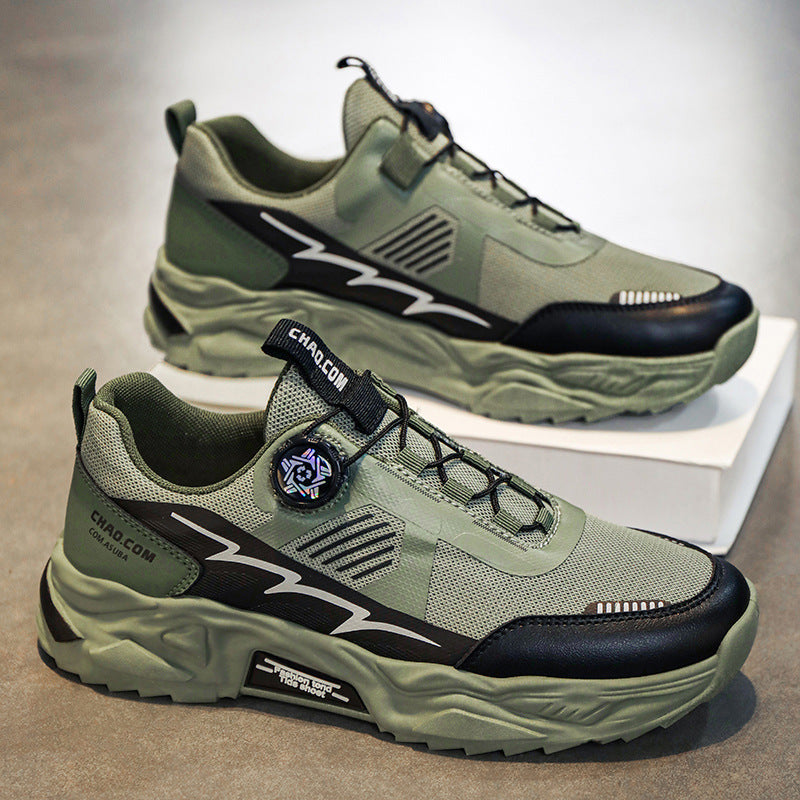 Herren robuste Outdoor-Chunky-Sneaker mit Drehverschluss, atmungsaktivem Strickoberteil und profiliertem Dämpfungssystem – Norré