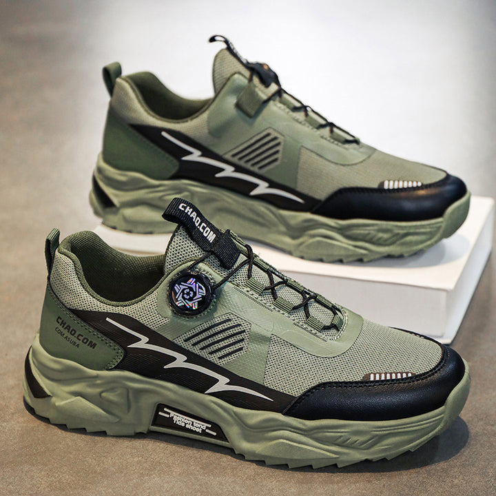 Herren robuste Outdoor-Chunky-Sneaker mit Drehverschluss, atmungsaktivem Strickoberteil und profiliertem Dämpfungssystem – Norré