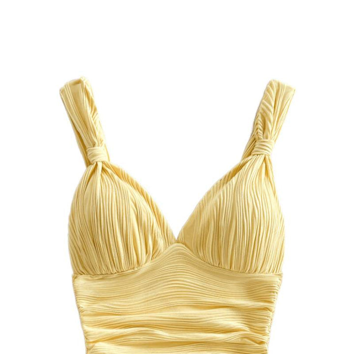 Damen Raffiniertes Cropped Top mit Volantdetails Echo Archiv
