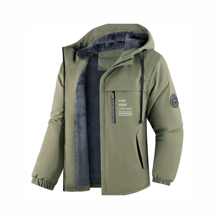 Herren Wasserabweisende Fleecejacke Echo Archiv