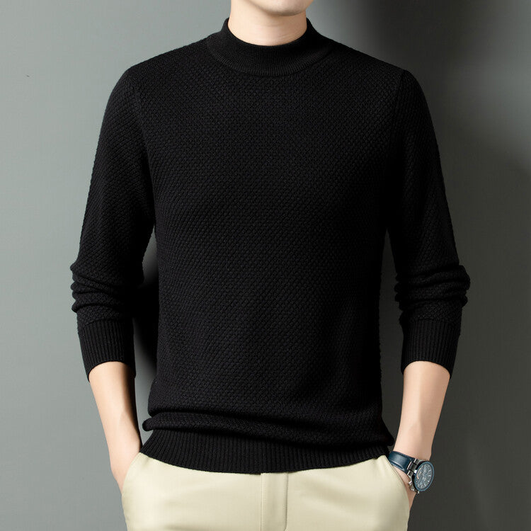 Herren Strukturierter Pullover im modernen Design Echoarchiv