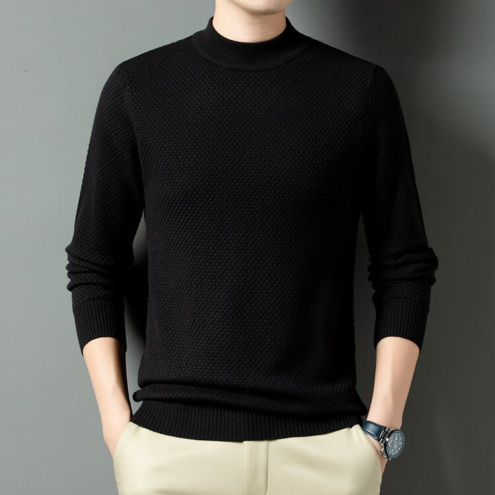 Herren Strukturierter Pullover im modernen Design Echoarchiv
