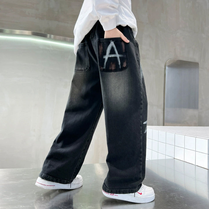 Unisex weite Denim-Hose im modischen Oversized-Style Echo Archiv