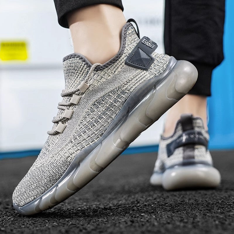 Unisex leichte Strick-Runner mit flexibler Air-Cell-Zwischensohle und gepolstertem Sockeneinstieg – Tavélo