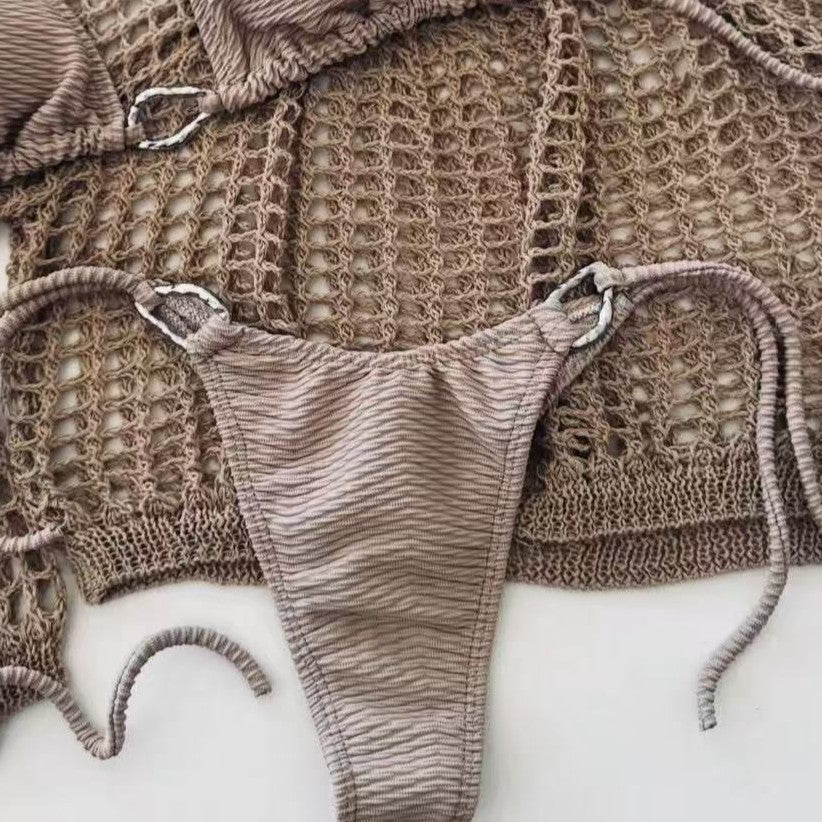 Damen luxuriöses Häkel-Bikini-Set Echo Archiv