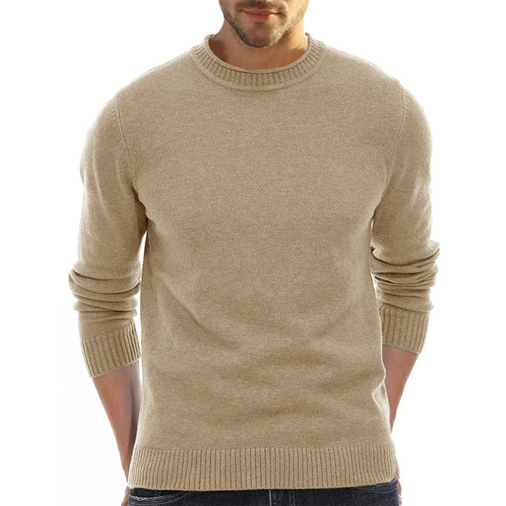 Herren Strickpullover mit moderner Passform und feiner Textur Echoarchiv