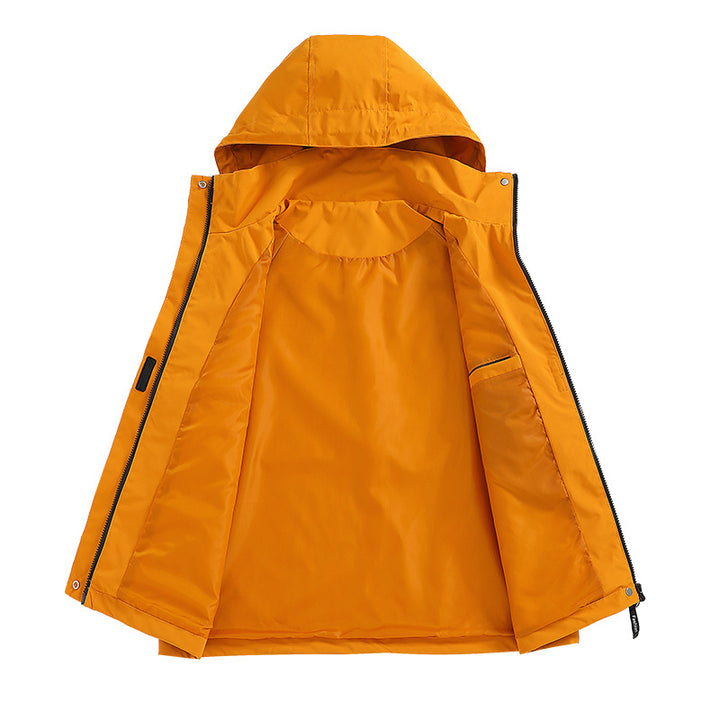 Herren Wattierte Softshell-Funktionsjacke mit Kapuze, Fleece-Innenfutter & verdecktem Reißverschluss Echo Archiv