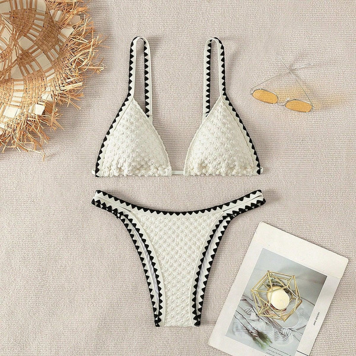 Damen Triangel-Bikini mit strukturierten Details Echo Archiv