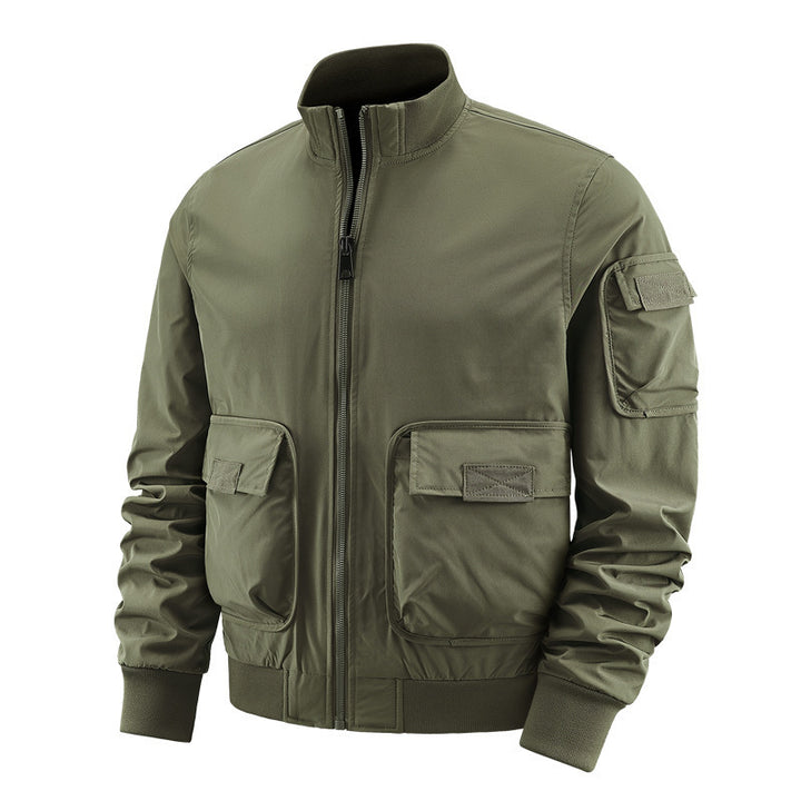 Herren leichte Übergangsjacke mit vielen Taschen Echo Archiv