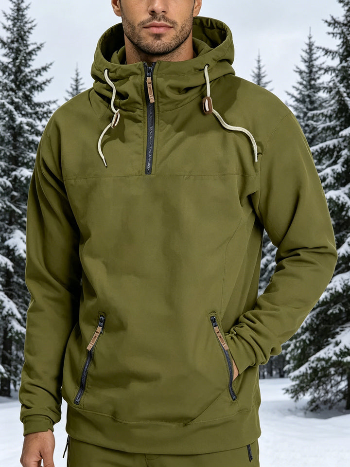 Herren Winddichte Kapuzenjacke Echo Archiv