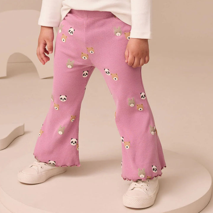 Mädchen Leggings mit verspielten Tierfaces Echo Archiv