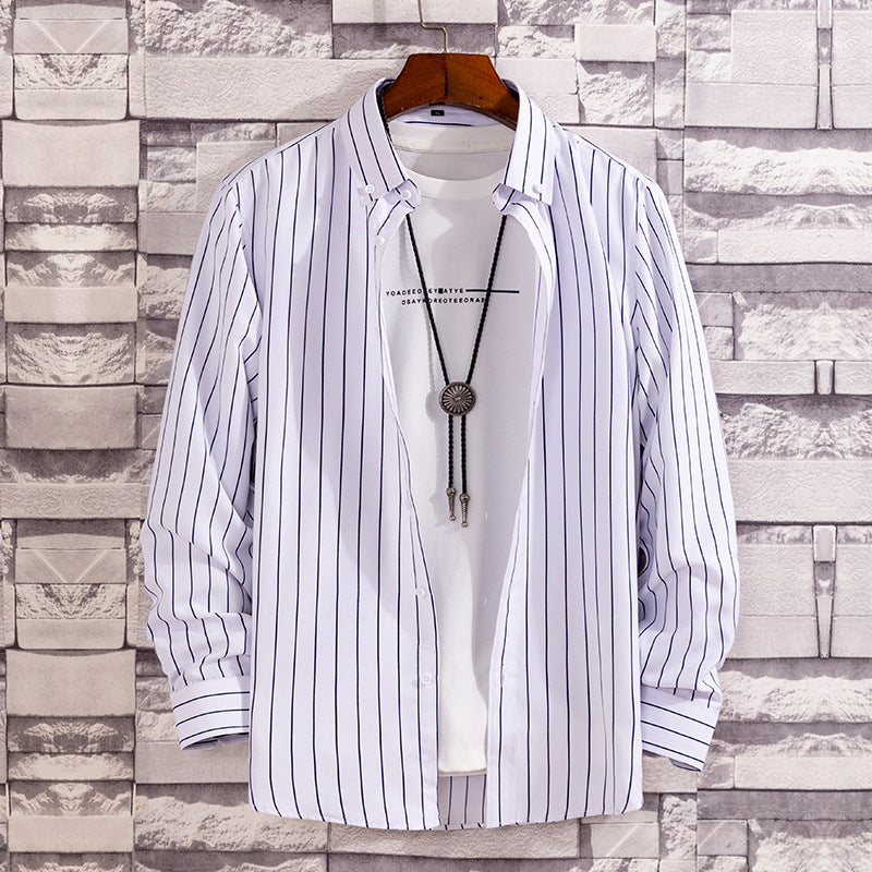 Herren nan lässige Hemdjacke aus leichter Baumwollmischung mit Button-Down-Kragen Echo Archiv
