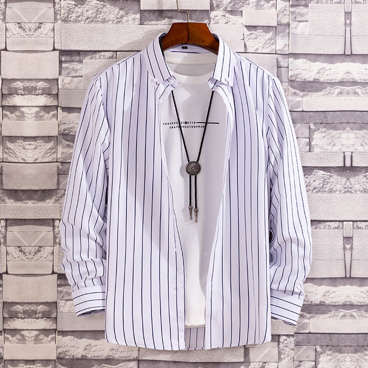 Herren nan lässige Hemdjacke aus leichter Baumwollmischung mit Button-Down-Kragen Echo Archiv