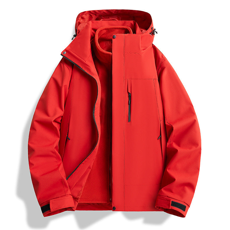 Herren Wasserfeste Funktionale Outdoor-Jacke Echo Archiv