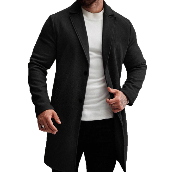 Herren eleganter Wollmantel Echoarchiv