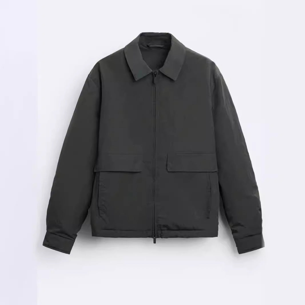 Herren lässige Jacke mit praktischen Taschen und modernem Schnitt Echoarchiv