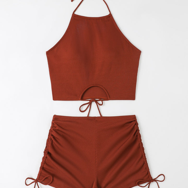 Damen Freizeit-Bikini-Set mit Raffungen Echo Archiv