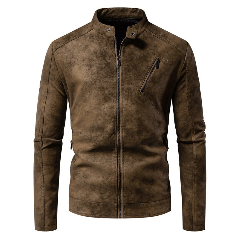 Herren Modische Bikerjacke – Brevano