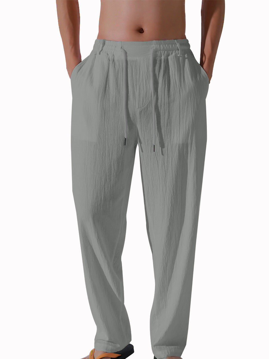 Herren Bequeme Strandhose mit elastischem Bund und lockerer Passform Echoarchiv