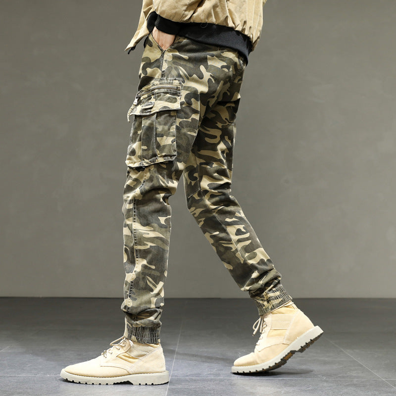Herren Cargohose mit praktischen Taschen und elastischem Bündchen Echoarchiv