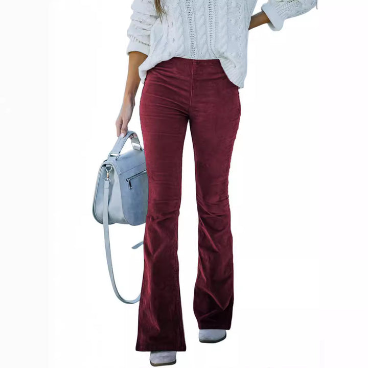 Damen Bequeme Bootcut-Hose aus weichem Material Echo Archiv
