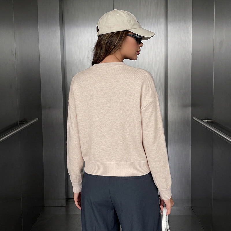 Damen Elegante Strickjacke mit Knopfdetails Echo Archiv