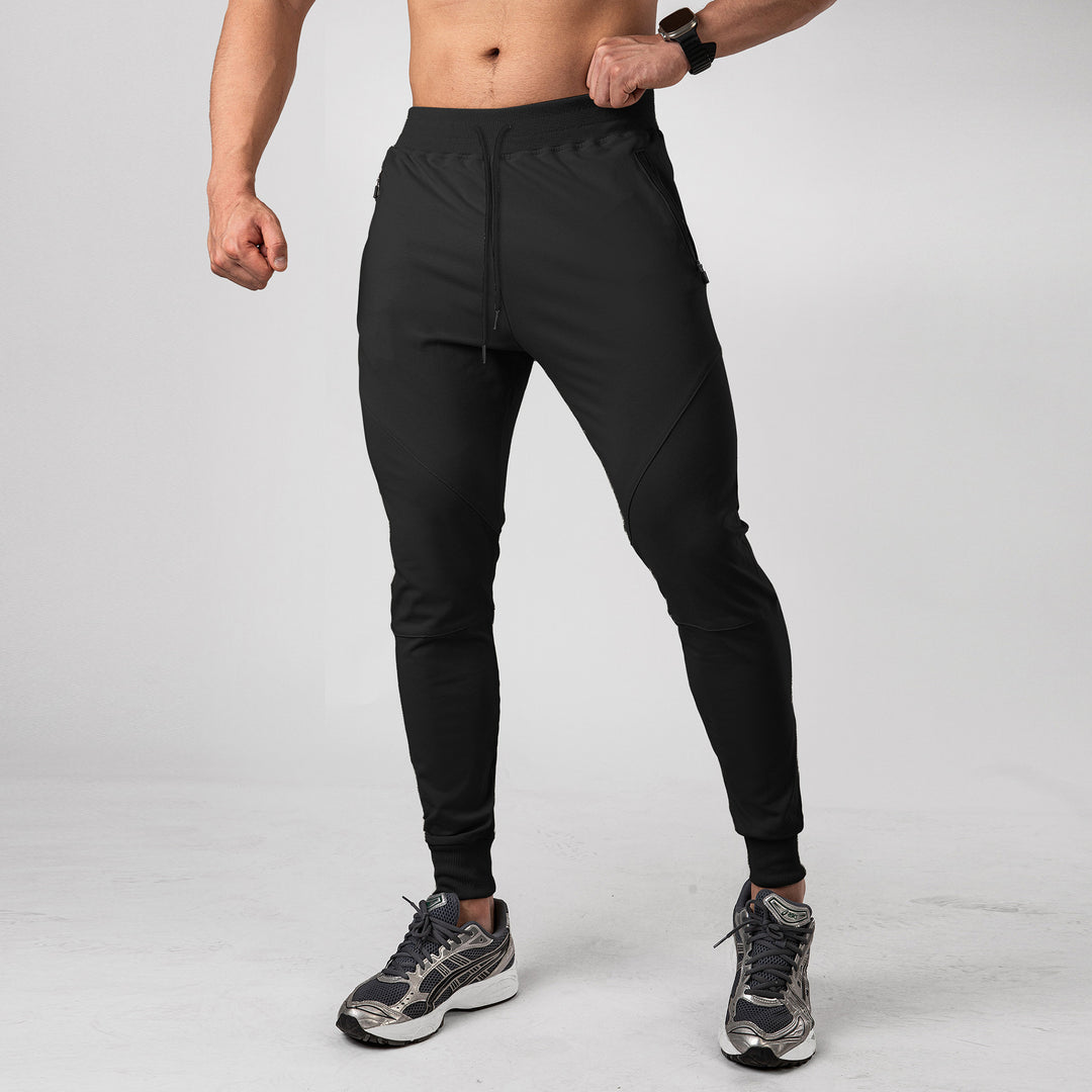 Herren Sportliche Jogginghose mit funktionalen Reißverschlusstaschen Echoarchiv