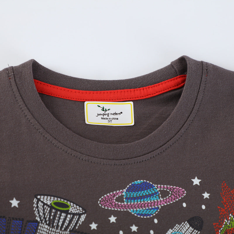 Jungen T-Shirt mit aufregendem Weltraum-Motiv Echo Archiv