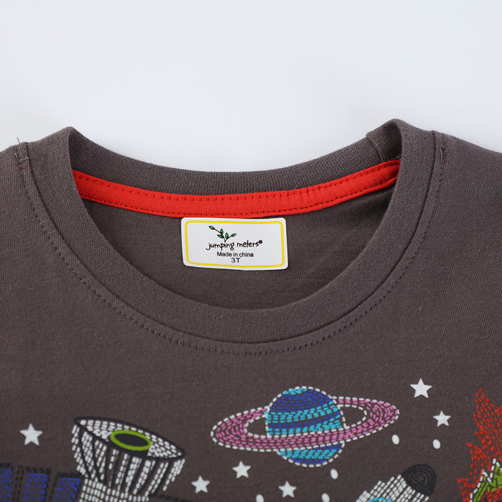 Jungen T-Shirt mit aufregendem Weltraum-Motiv Echo Archiv