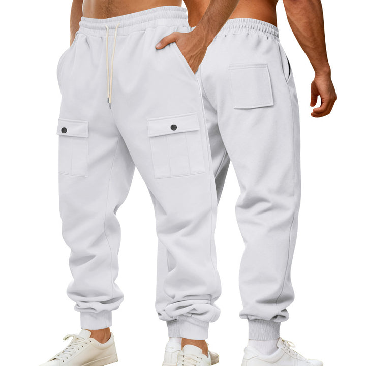 Herren Cargo-Jogginghose mit elastischem Bund und funktionalen Taschen Echoarchiv