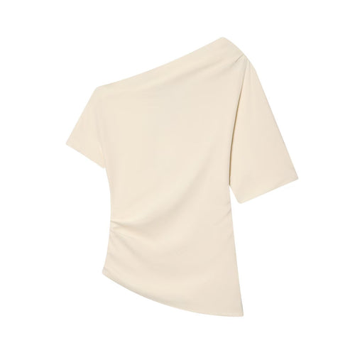 Damen asymmetrisches Oberteil mit elegantem Drapé Echo Archiv