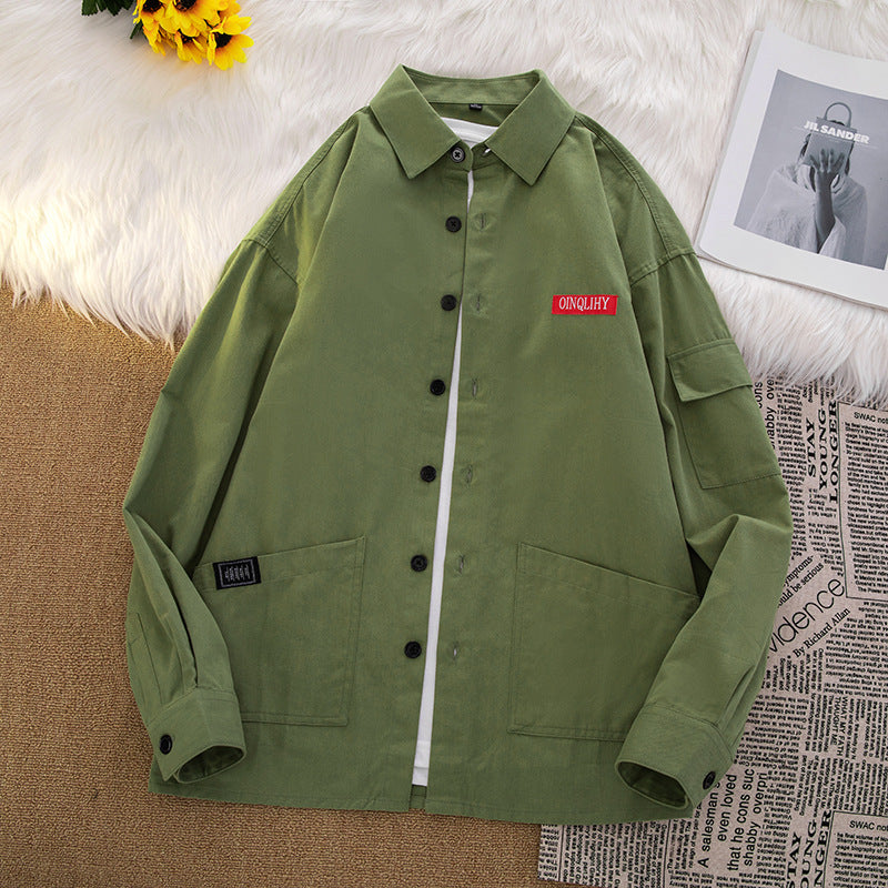 Herren lässige Utility-Jacke mit praktischen Taschen und modernem Schnitt Echoarchiv