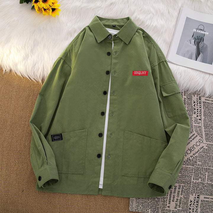 Herren lässige Utility-Jacke mit praktischen Taschen und modernem Schnitt Echoarchiv