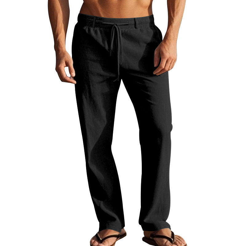 Herren Bequeme Strandhose mit elastischem Bund und praktischen Seitentaschen Echoarchiv