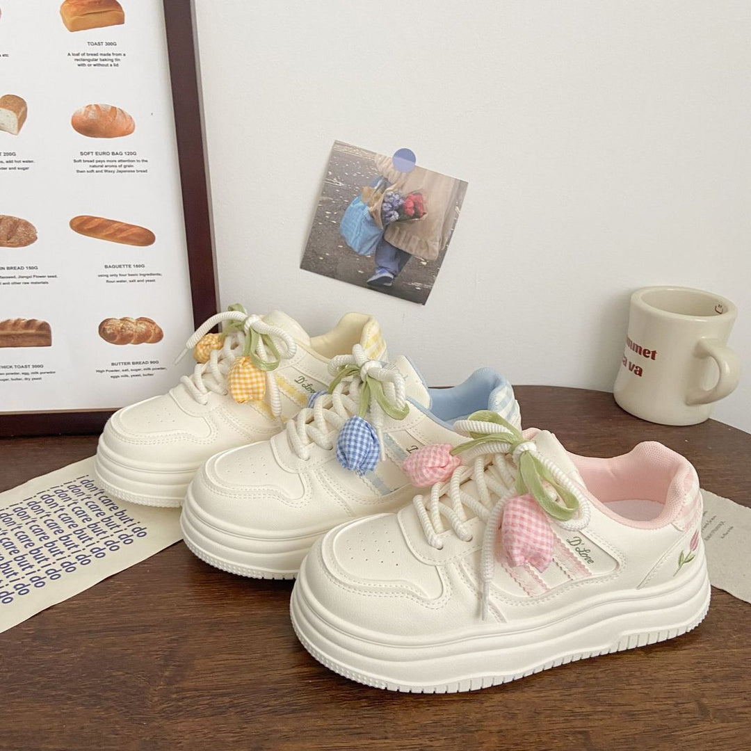 Damen Modische Sneakers mit verspielten Basketdetails und dämpfender Sohle Echo Archiv