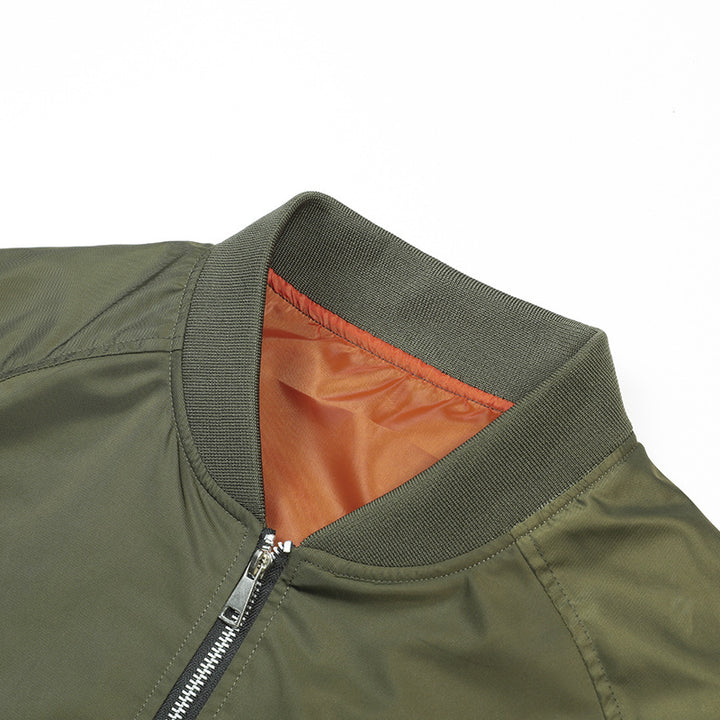 Herren Modische Bomberjacke mit hohem Kragen Echo Archiv