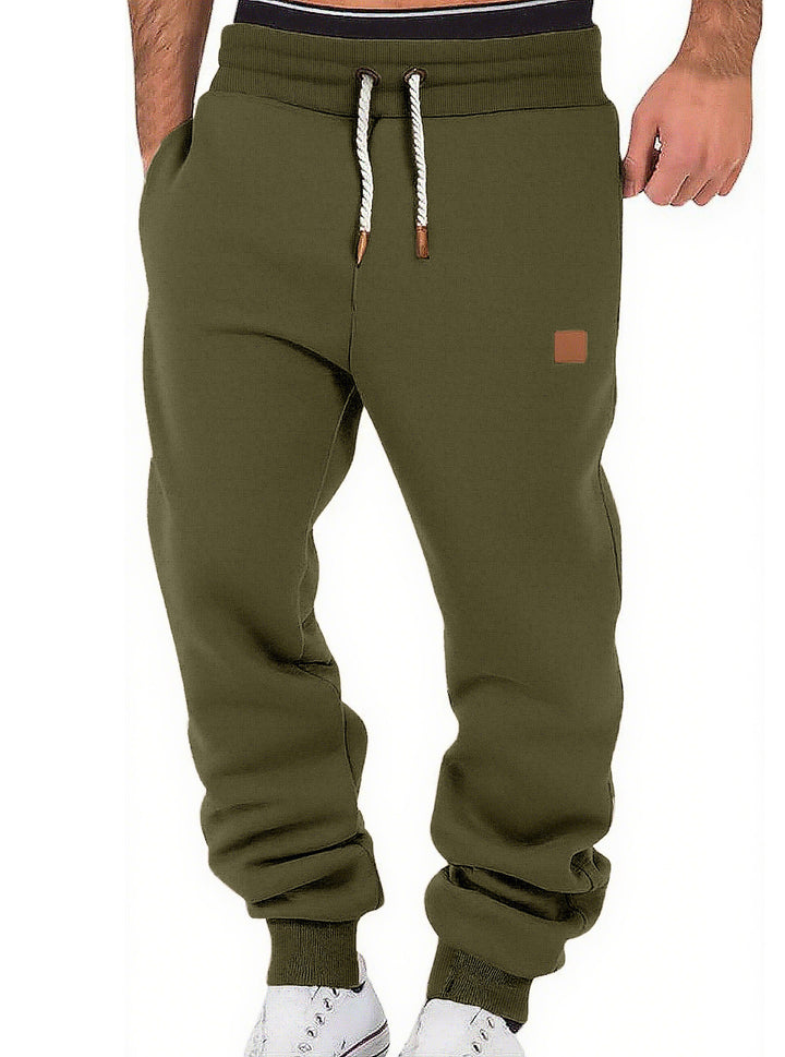Herren Relax-Fit Fleece-Jogginghose mit Bündchen und Kordelzug Echoarchiv