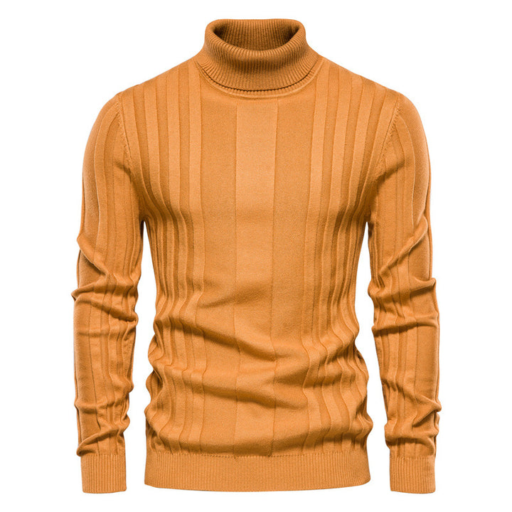 Herren Stehkragen Pullover Echoarchiv