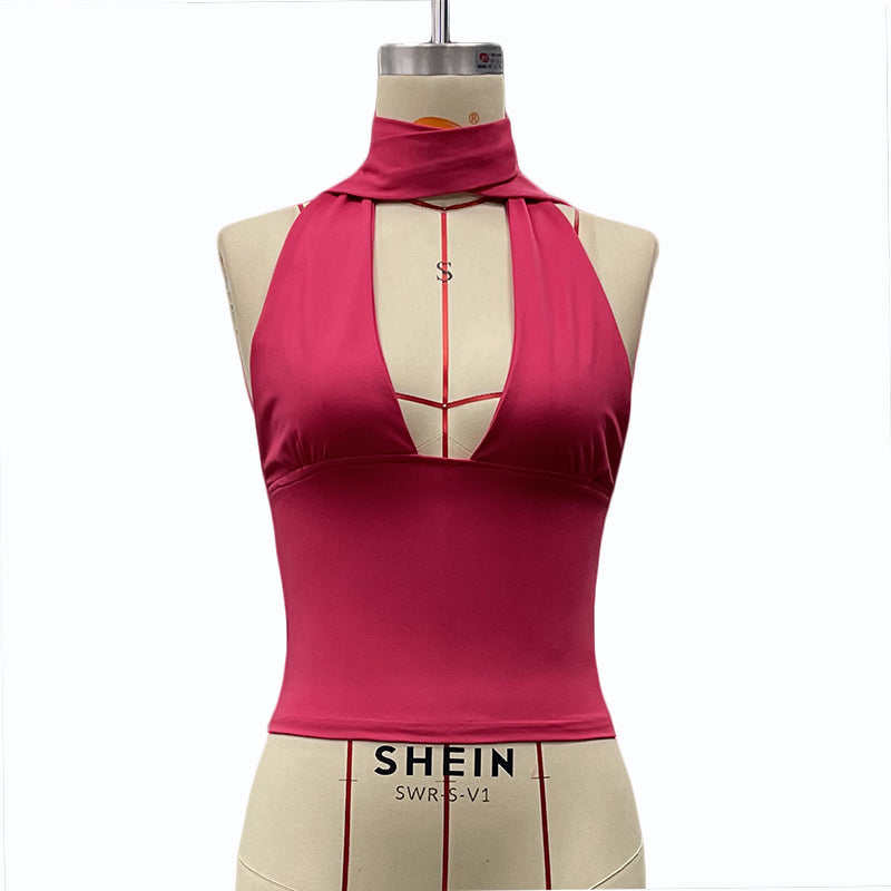 Damen Neckholder-Top mit verspieltem Design Echo Archiv