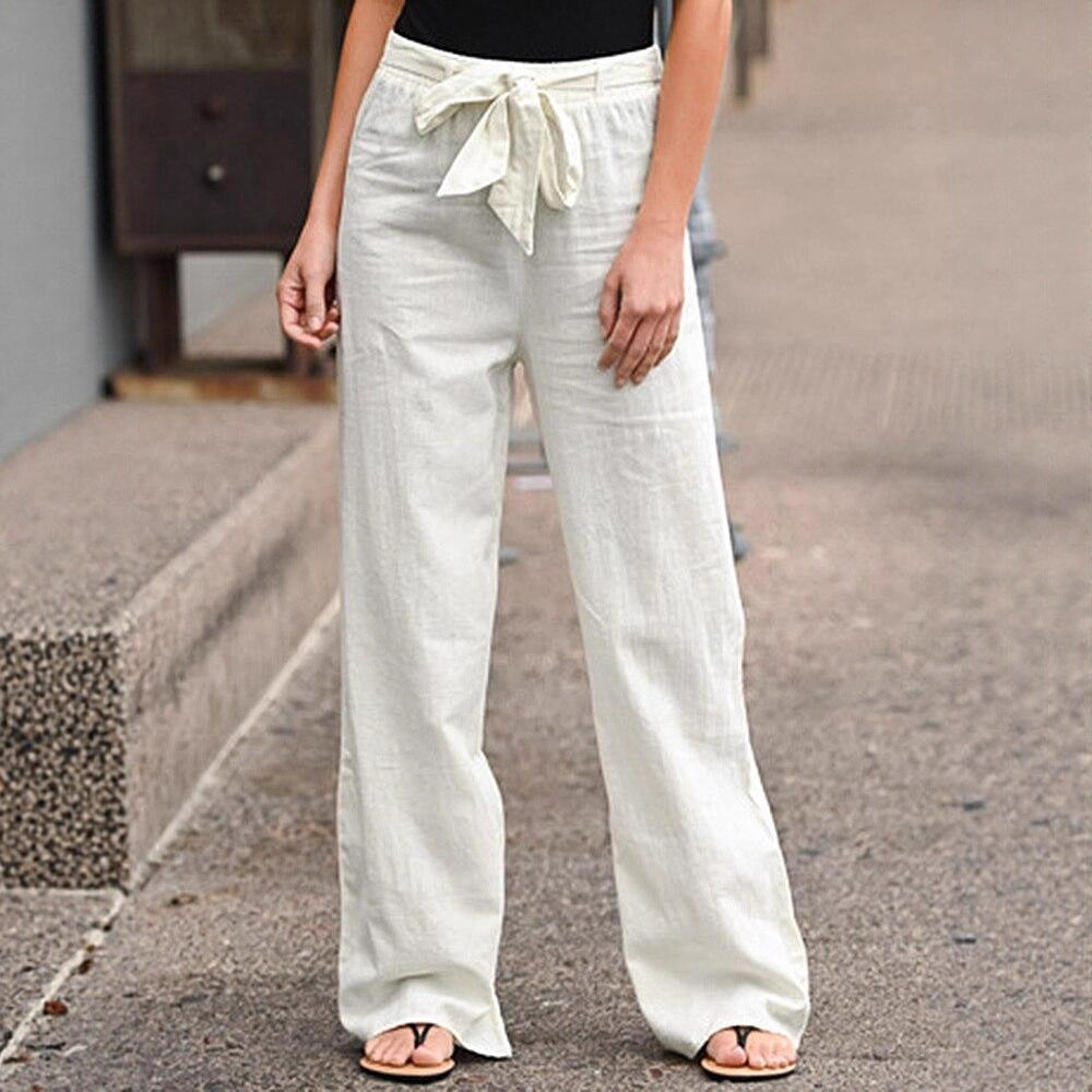 Damen Bequeme und elegante Leinenhose Echo Archiv